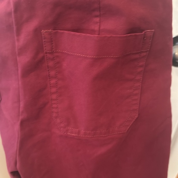 J. Crew Burgundy Wide Leg Pants - Picture 5 of 6
